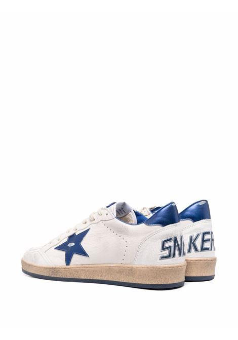 Sneakers ballstar in bianco e blu - GOLDEN GOOSE uomo GOLDEN GOOSE | GMF00117F00219810327